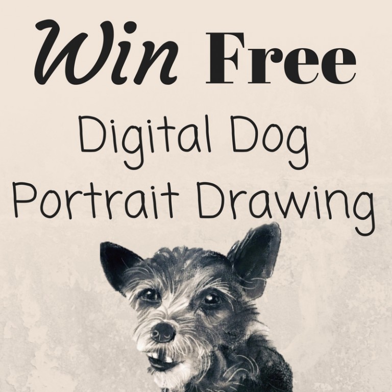 FREE Digital Dog Portrait Drawing FREE Digital Dog Portrait Drawing