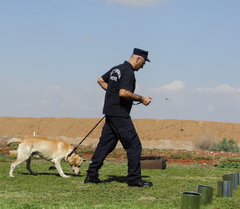 police dog addiction